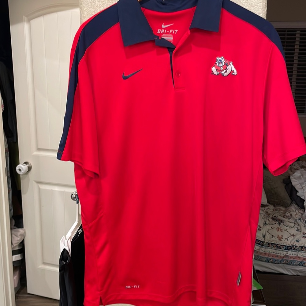 Nike dry fit Fresno state polo